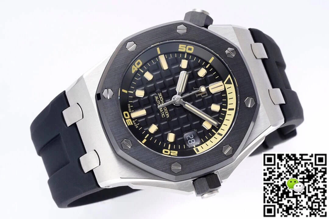 Audemars Piguet Royal Oak Offshore 15720CN.OO.A002CA.01 ZF Factory 1:1 Best Edition Replica Watch Black Strap